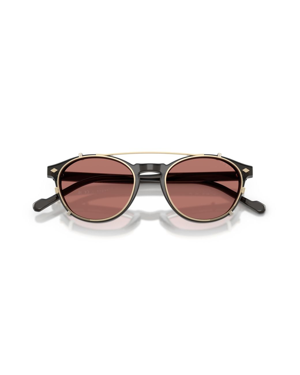 Vogue Eyewear Black Vo5751S 29231W Sunglasses Acetate Transparent Pantos Normal for men