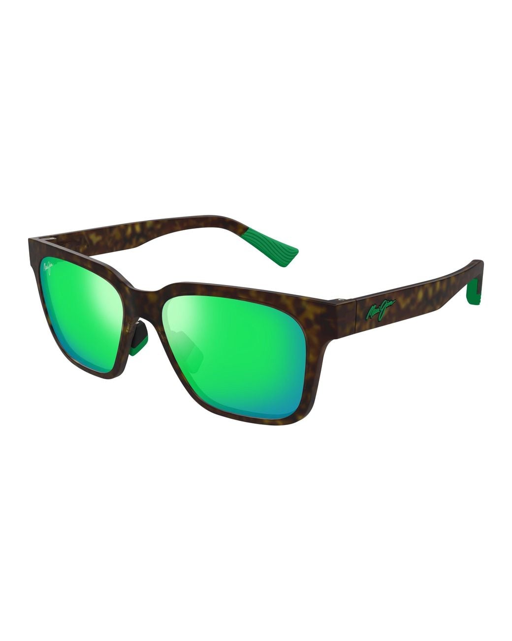 Maui Jim Green Mj0631S 002 Occhiali Da Sole Bio-Iniettato Verde Squadrata