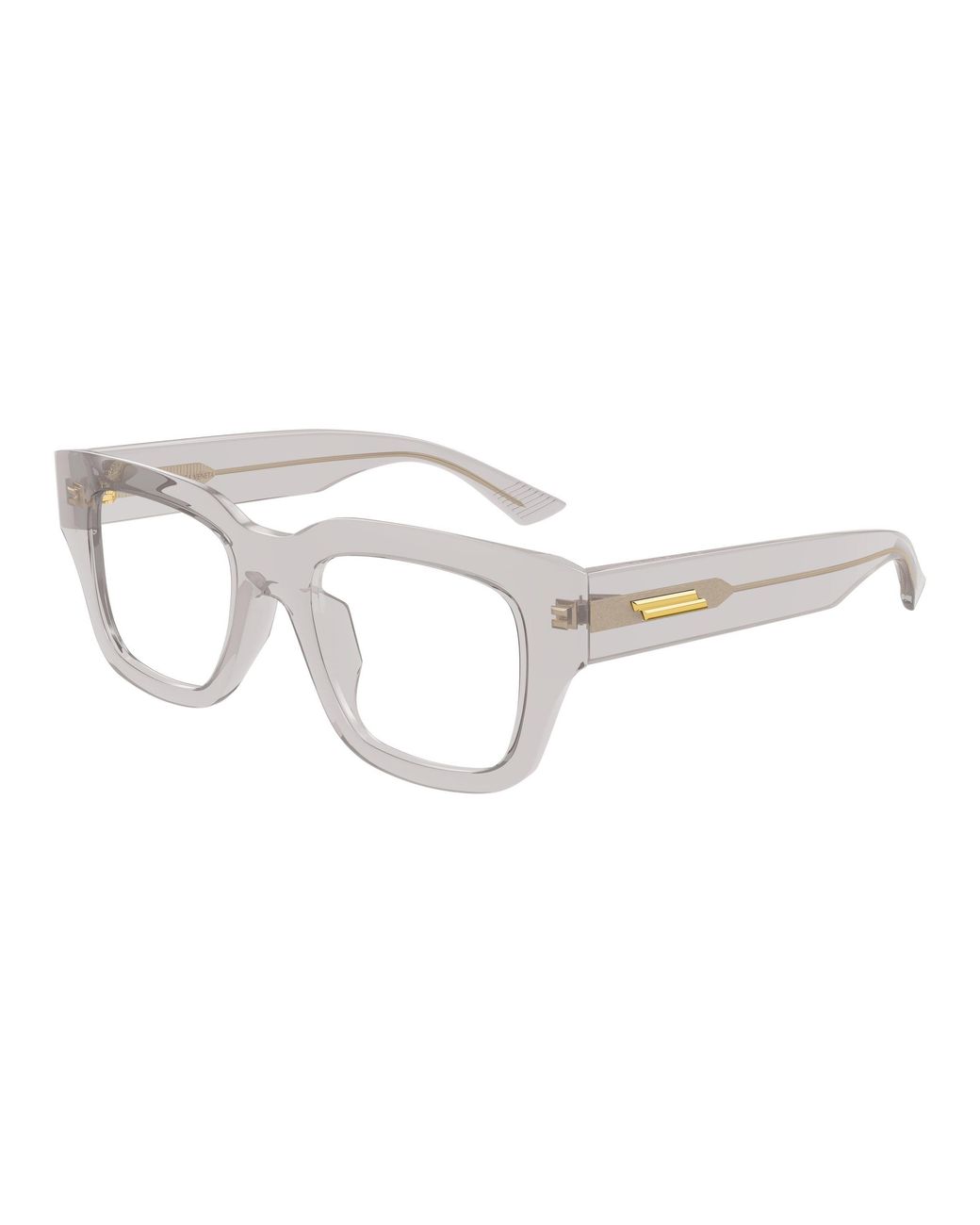 Bottega Veneta Black Bv1361O 010 Optical Frames Acetate Transparent Squared for men