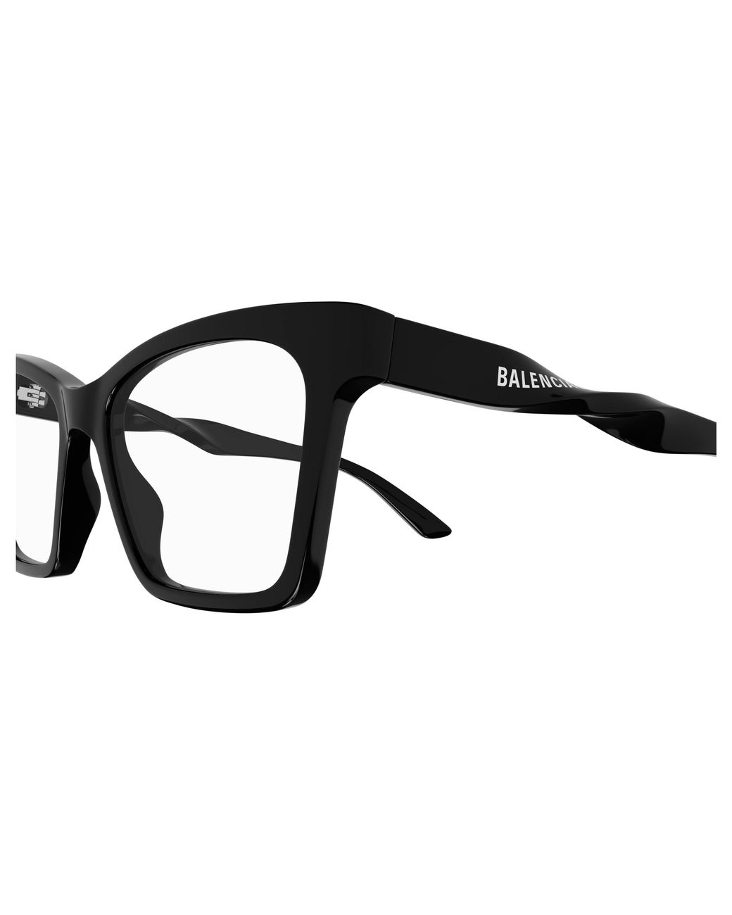 Balenciaga Black Bb0210O 001 Optical Frames Acetate Cat Eye