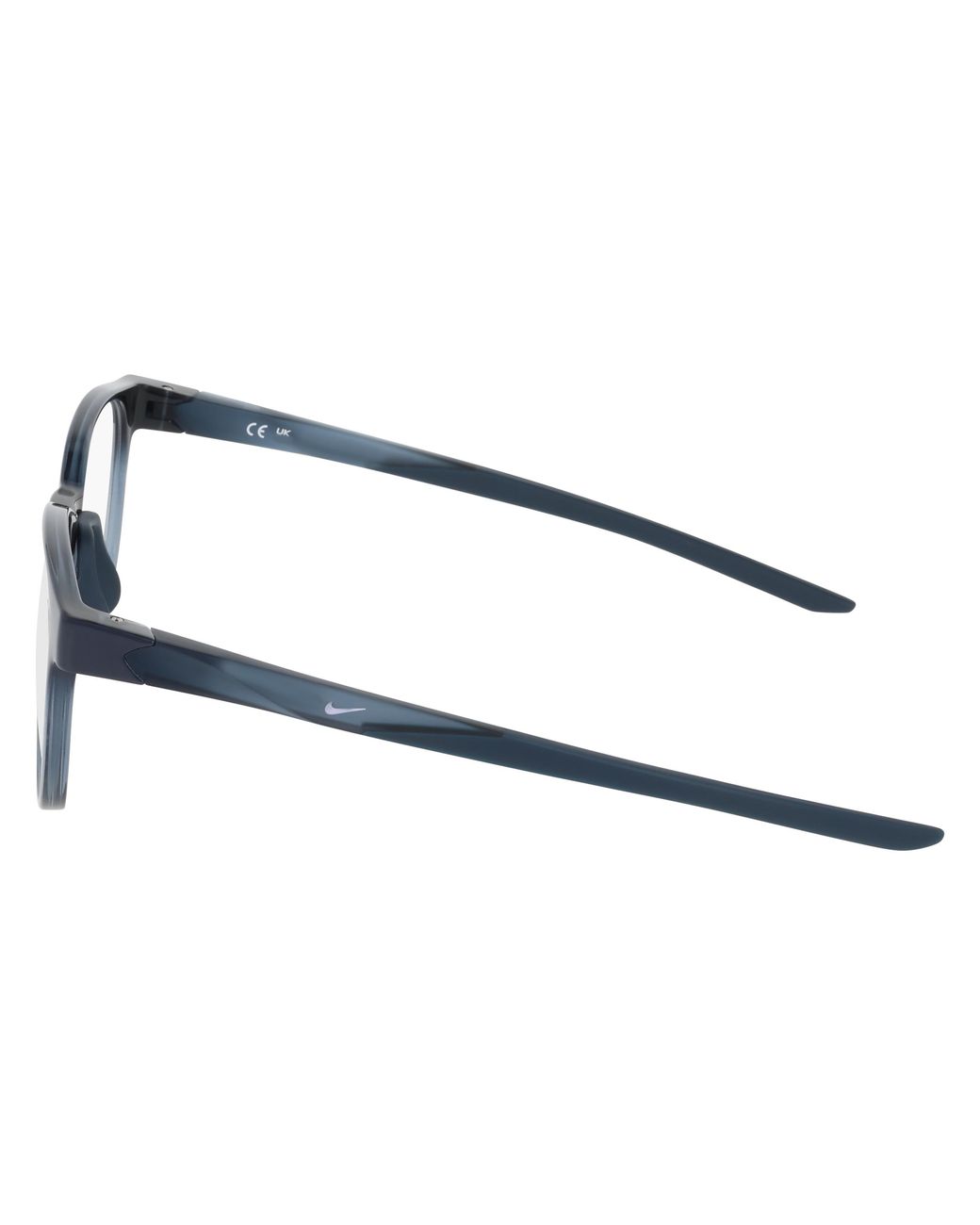 Nike Black 7407 309 Optical Frames Bio-Injected Round Normal