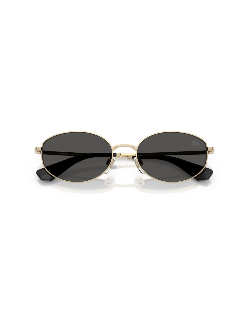 Burberry Black Be3169 110987 Sunglasses Metal Round Normal
