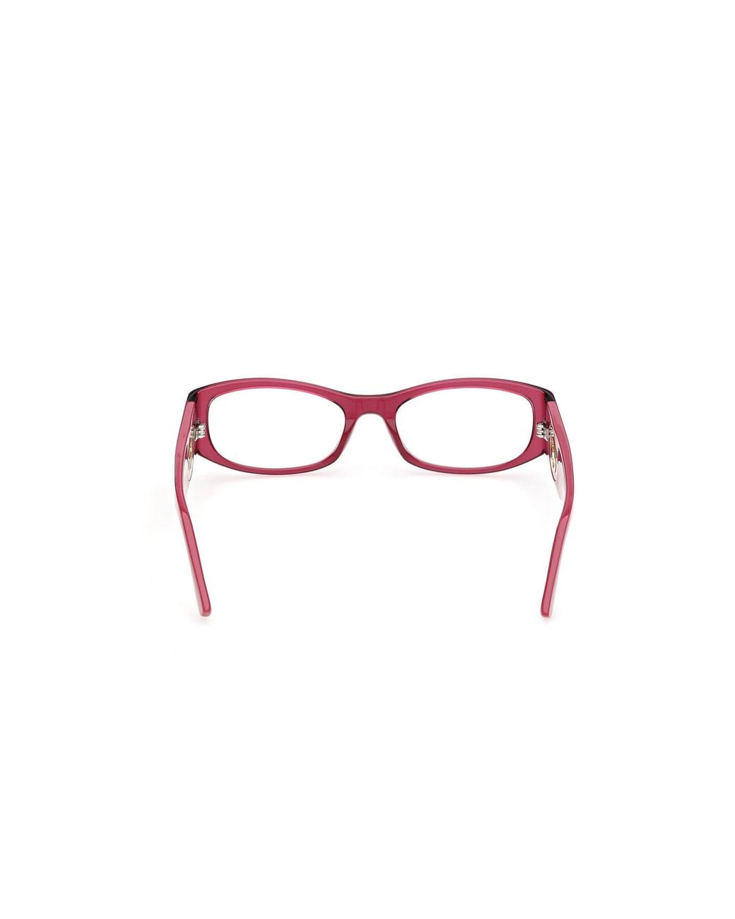 Guess Red Gu50352 069 Optical Frames Acetate Round Normal