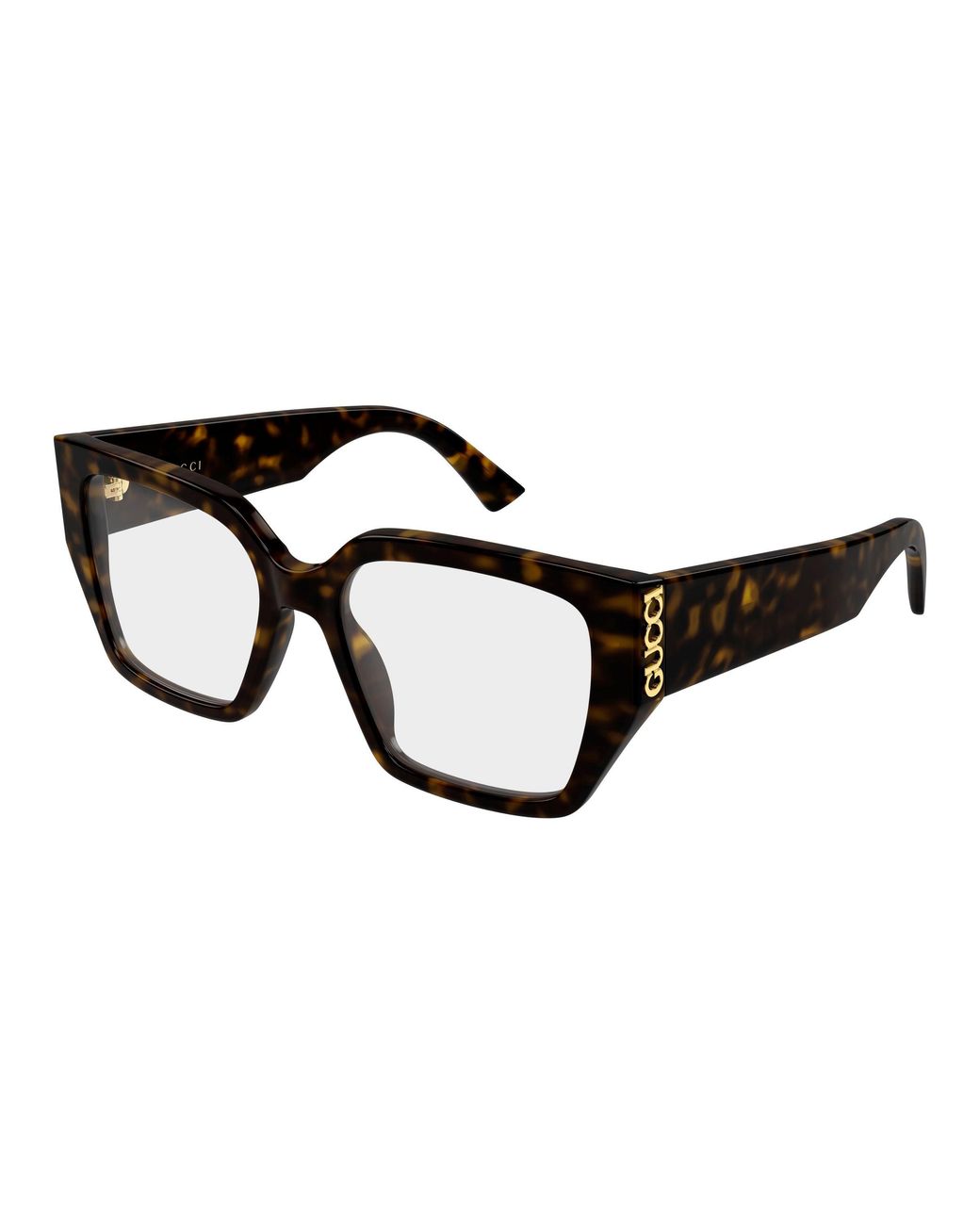 Gucci Black Gg2042O 002 Optical Frames Acetate Transparent Butterfly