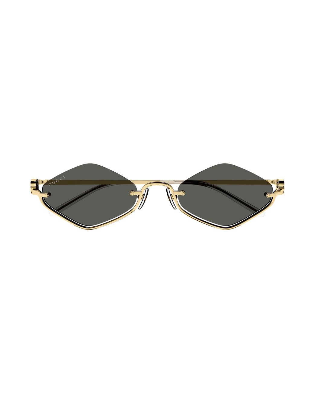 Gucci Black Gg1604S 001 Sunglasses Metal Geometric