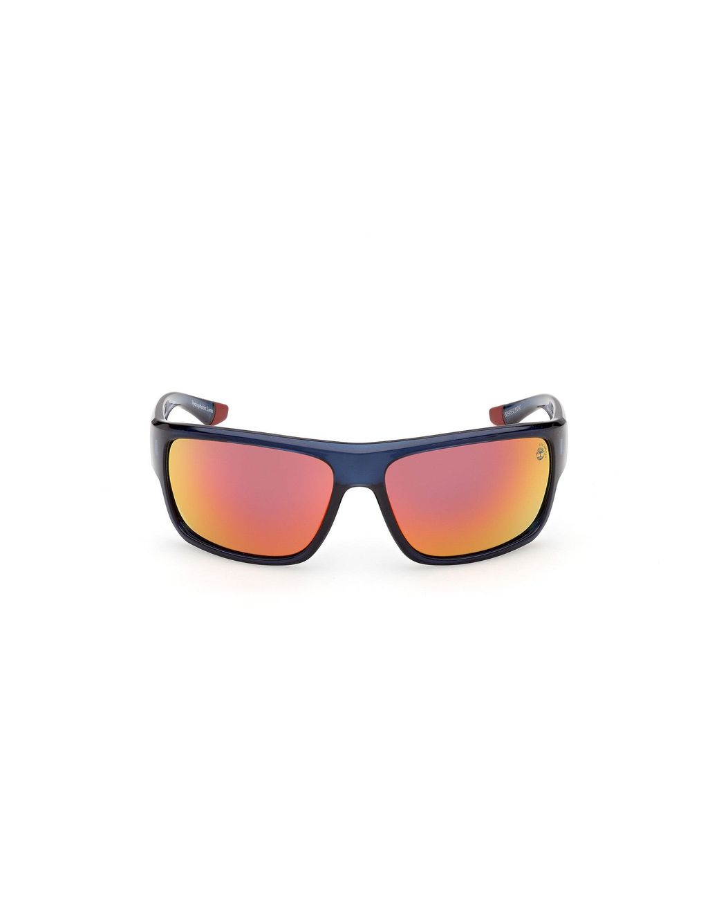 Timberland Black Tb00067 90D Sunglasses Injected Smoke Squared Polarized for men
