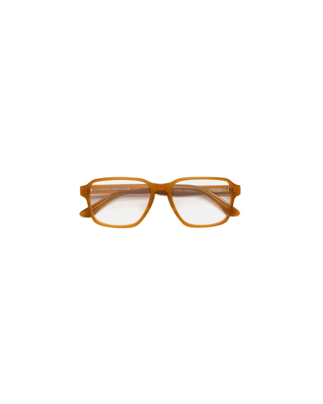Retrosuperfuture Black Zuw Numero 160 Miele Optical Frames Acetate Squared