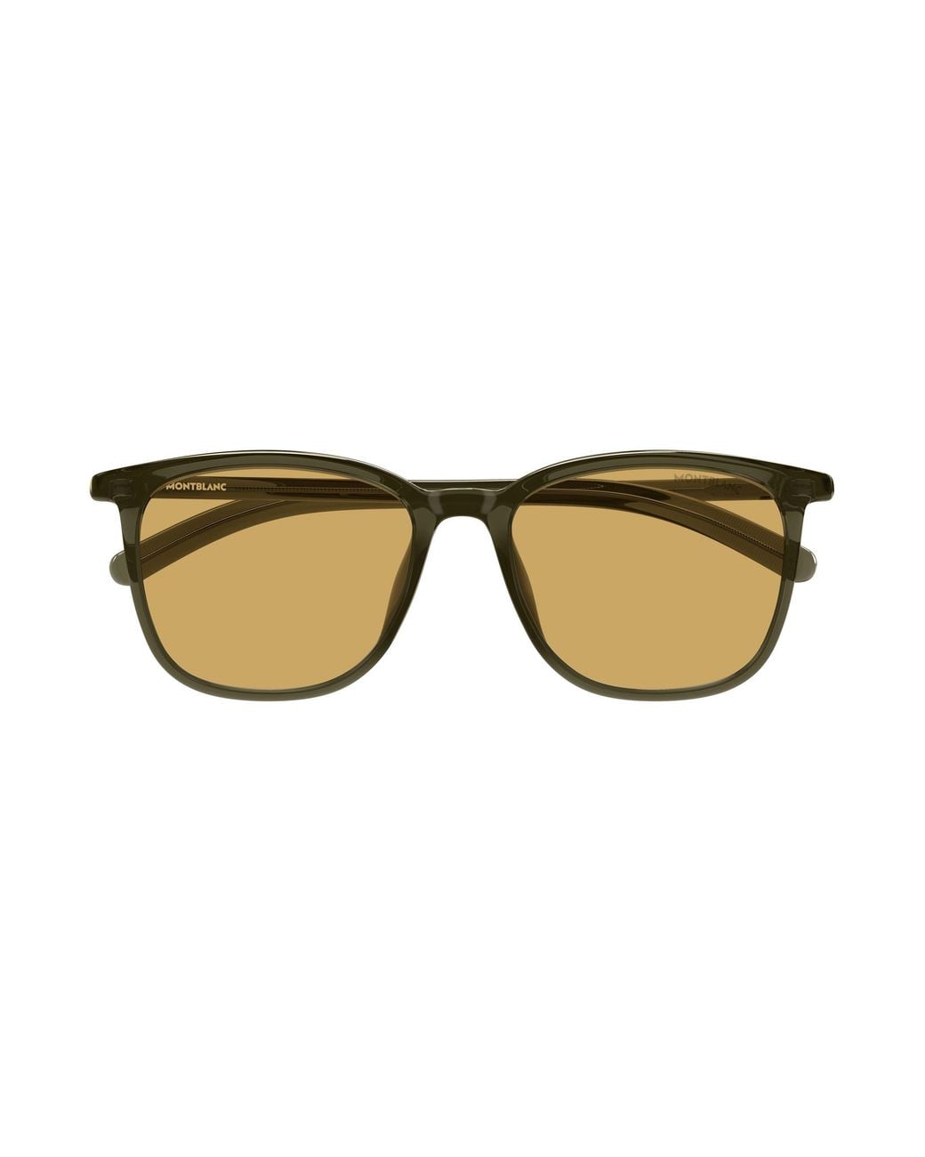 Montblanc Black Mb0487Sa 004 Sunglasses Squared for men