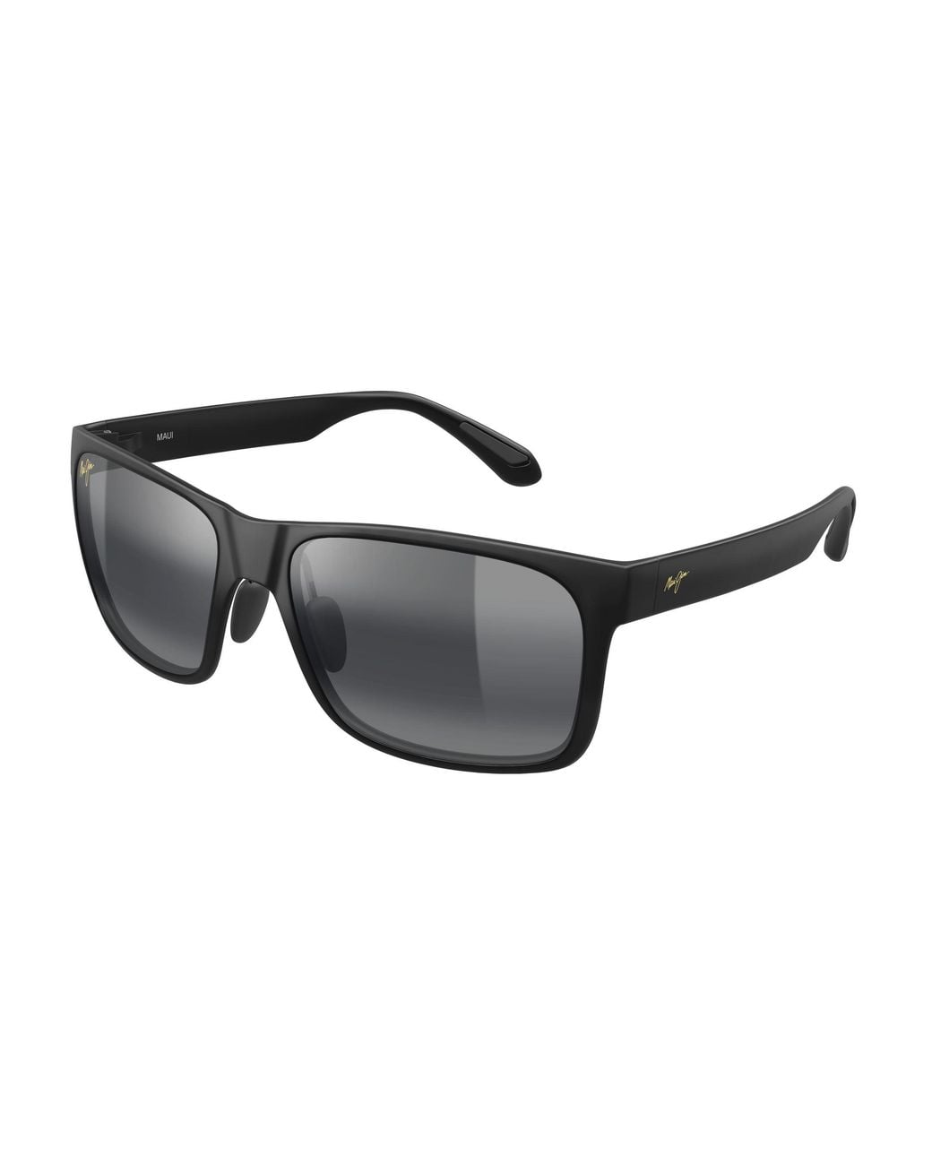 Maui Jim Black Mj0358S 001 Sunglasses Bio-Injected Squared for men