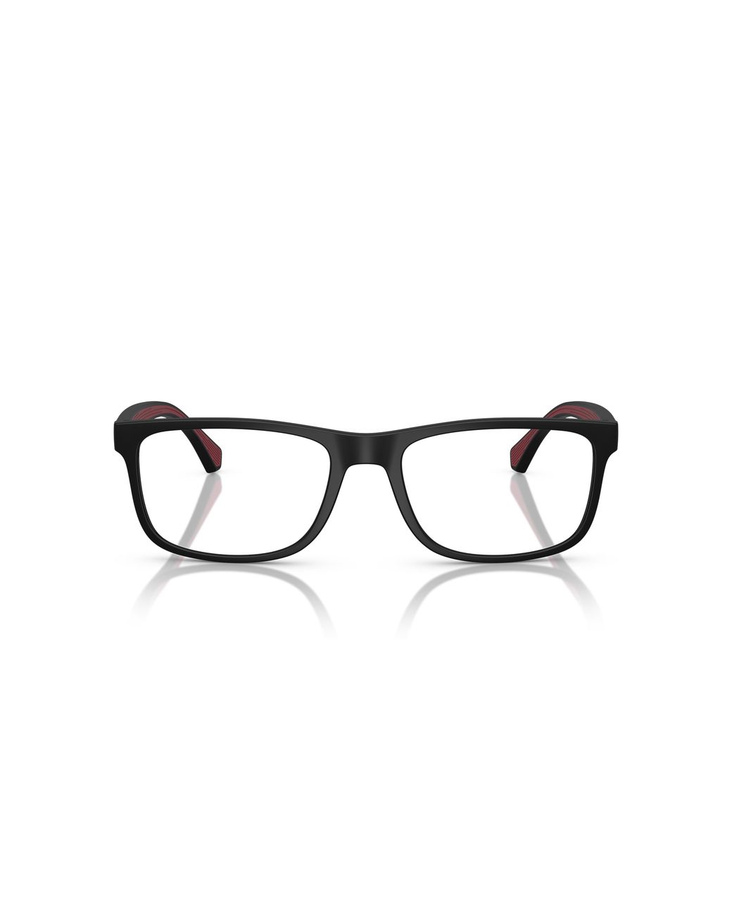 Emporio Armani Black Ea3147 5009 Optical Frames Injected Transparent Squared Normal for men