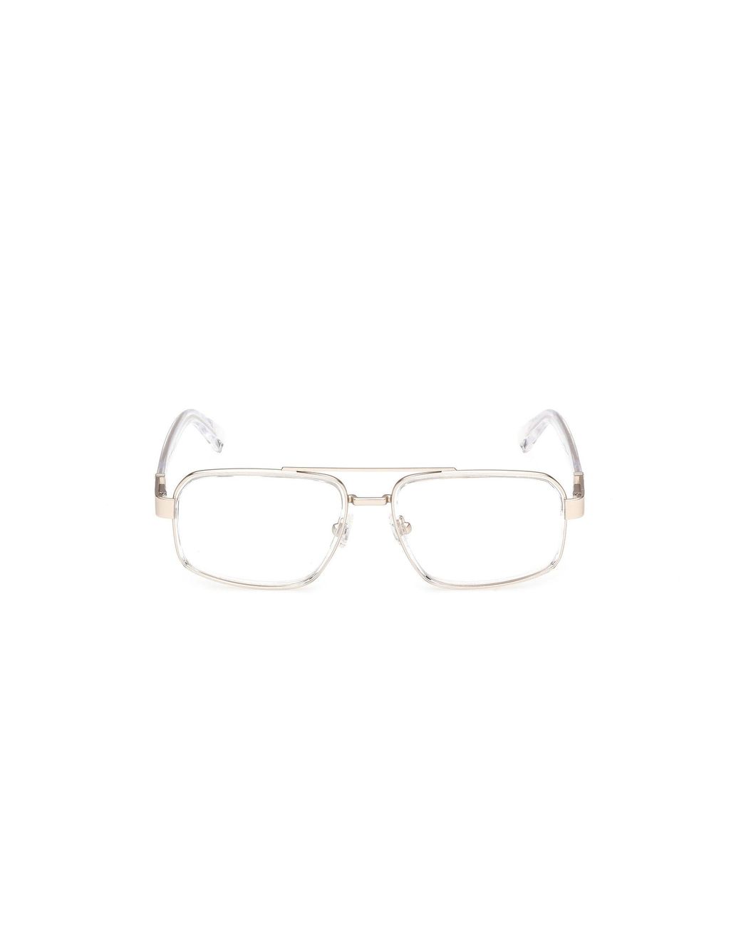 Guess Black Gu50372 026 Optical Frames Metal Squared Normal for men