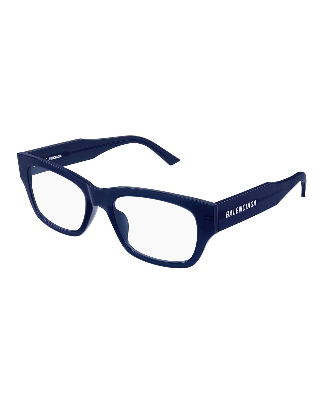 Balenciaga Black Bb0450O 004 Optical Frames Acetate Transparent Squared for men