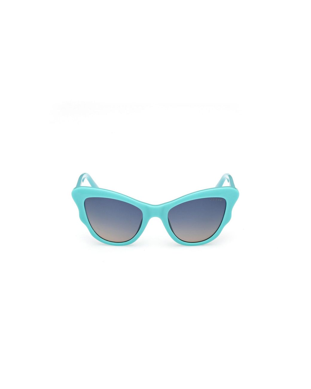 Guess Blue Gu00228 87W Sunglasses Injected Cat Eye Normal