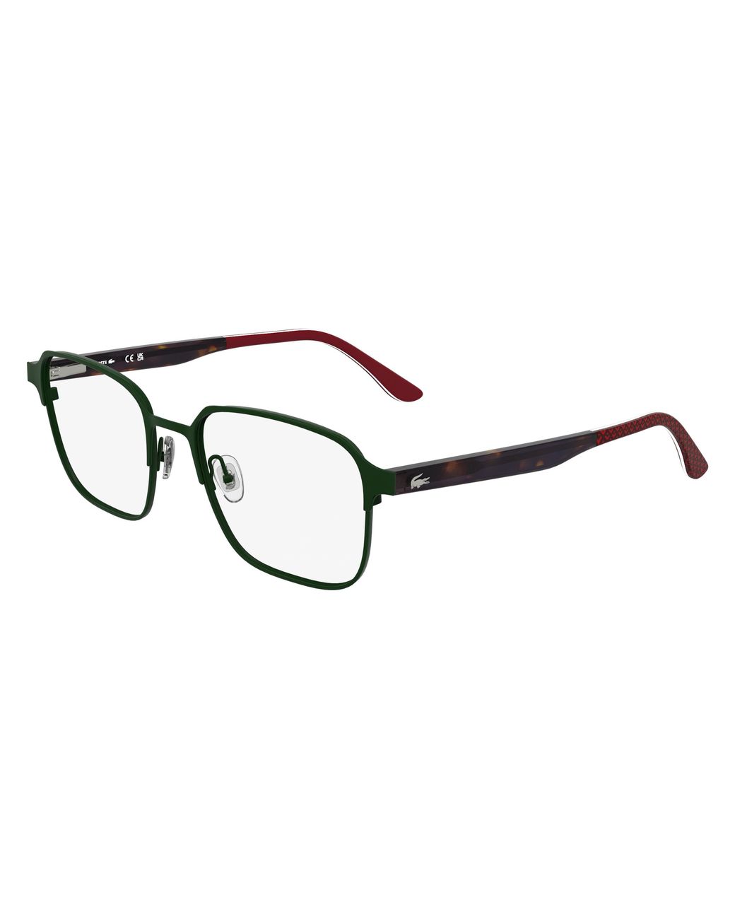 Lacoste Black L2313 N 301 Optical Frames Metal Squared Normal for men