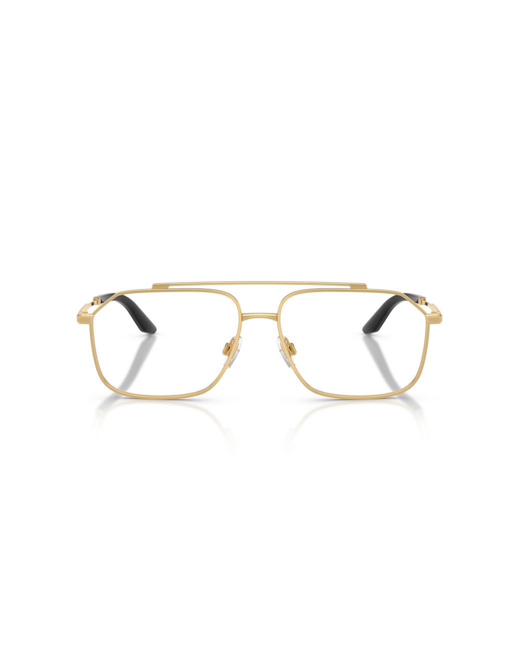 Dolce & Gabbana Black Dg1364 02 Optical Frames Metal Pilot Normal for men