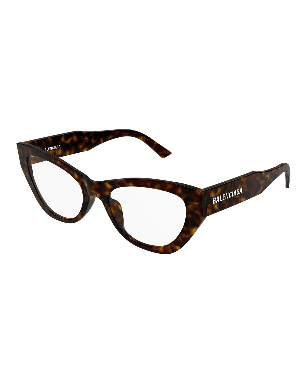 Balenciaga Black Bb0449O 007 Optical Frames Acetate Transparent Cat Eye