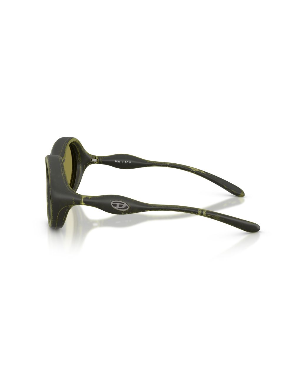 DIESEL Green Dl3009U 511/2 Sunglasses Injected Round Normal
