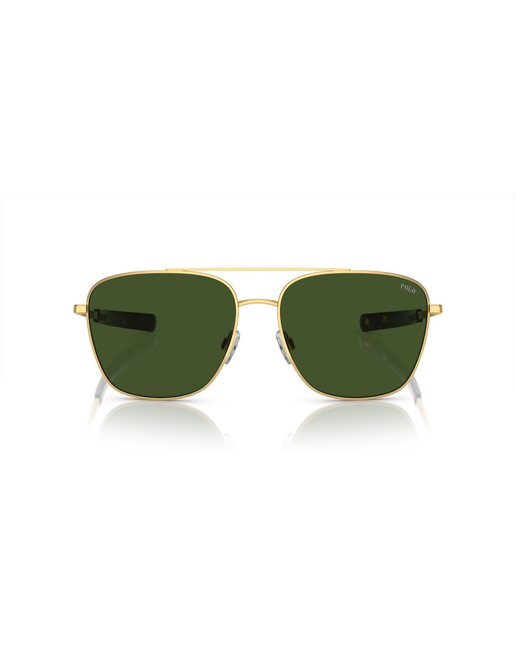 Polo Ralph Lauren Green Ph3147 941171 Sunglasses Metal Pilot Normal for men