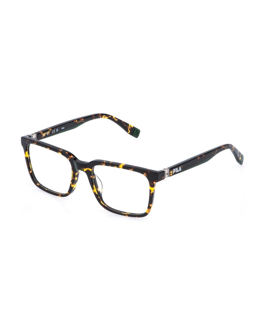 Fila Black Vfi990 0Z62 Optical Frames Acetate Squared for men