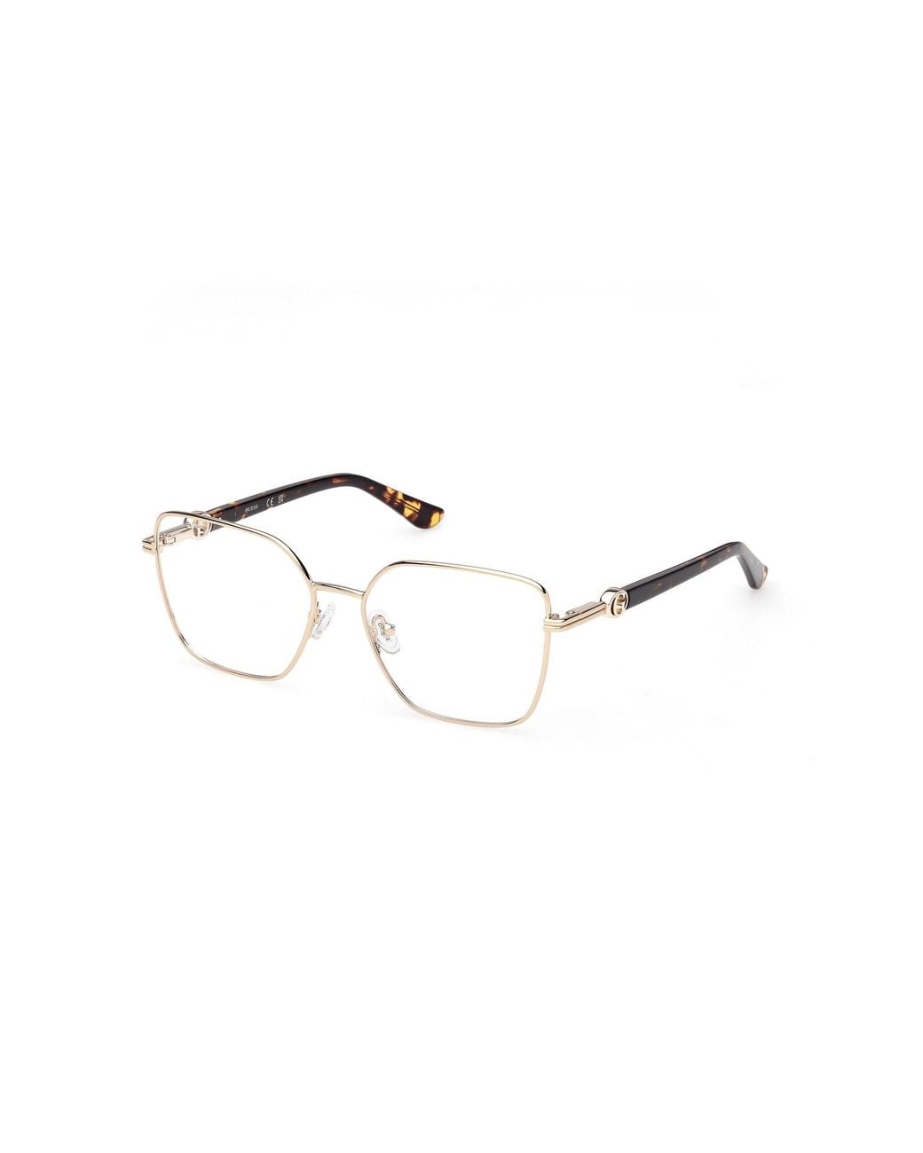 Guess Black Gu50313 032 Optical Frames Metal Squared Normal