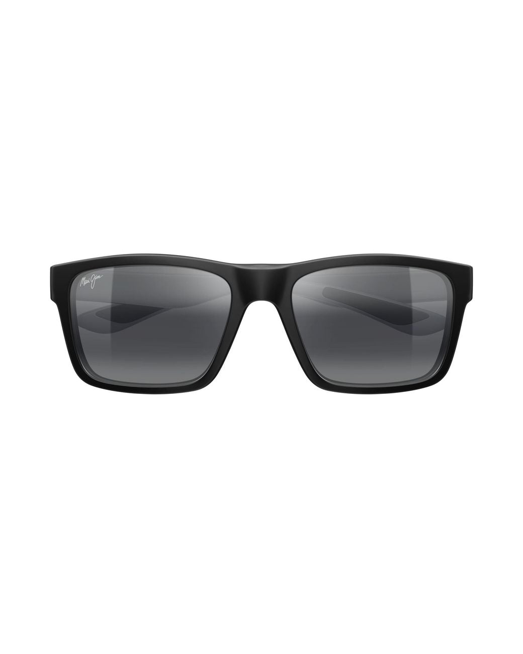 Maui Jim Black Mj0897S 006 Occhiali Da Sole Iniettato Grigio Squadrata