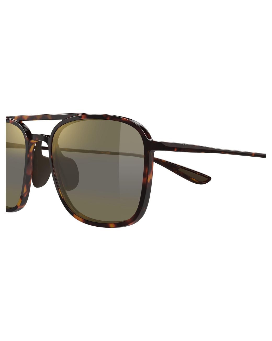 Maui Jim Black Mj0447S 005 Occhiali Da Sole Iniettato Bronzo Squadrata