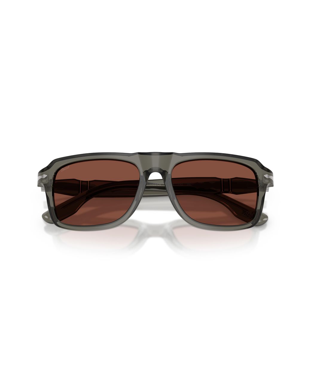 Persol Black Po8002S 1103C5 Sunglasses Acetate Squared Normal for men