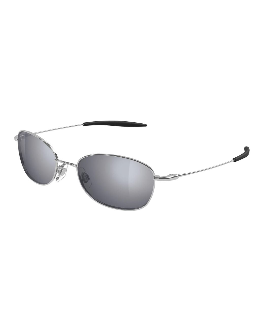 Maui Jim Black Mj0372S 002 Occhiali Da Sole Metallo Rotonda
