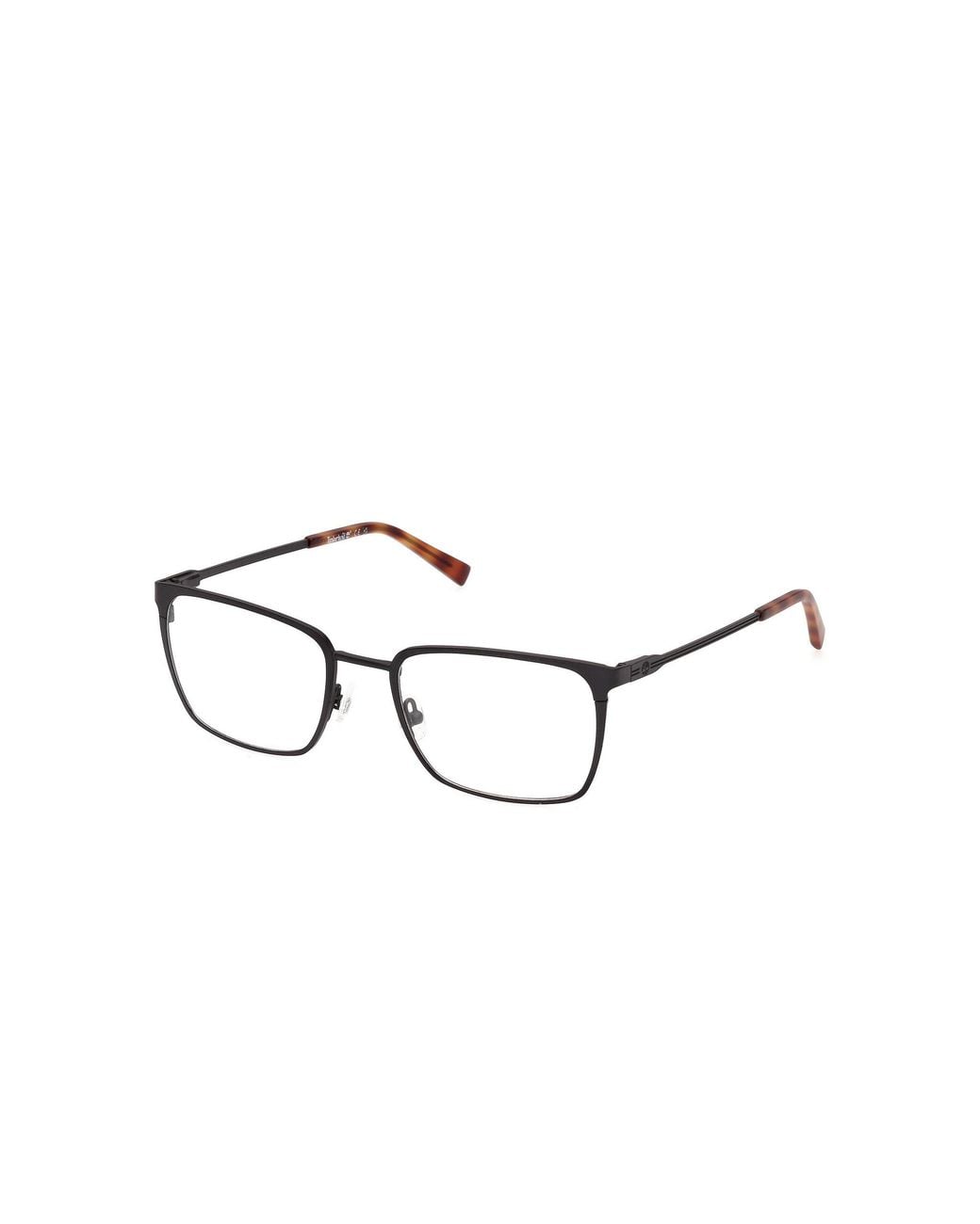Timberland Black Tb50122 2 Optical Frames Metal Squared Normal for men