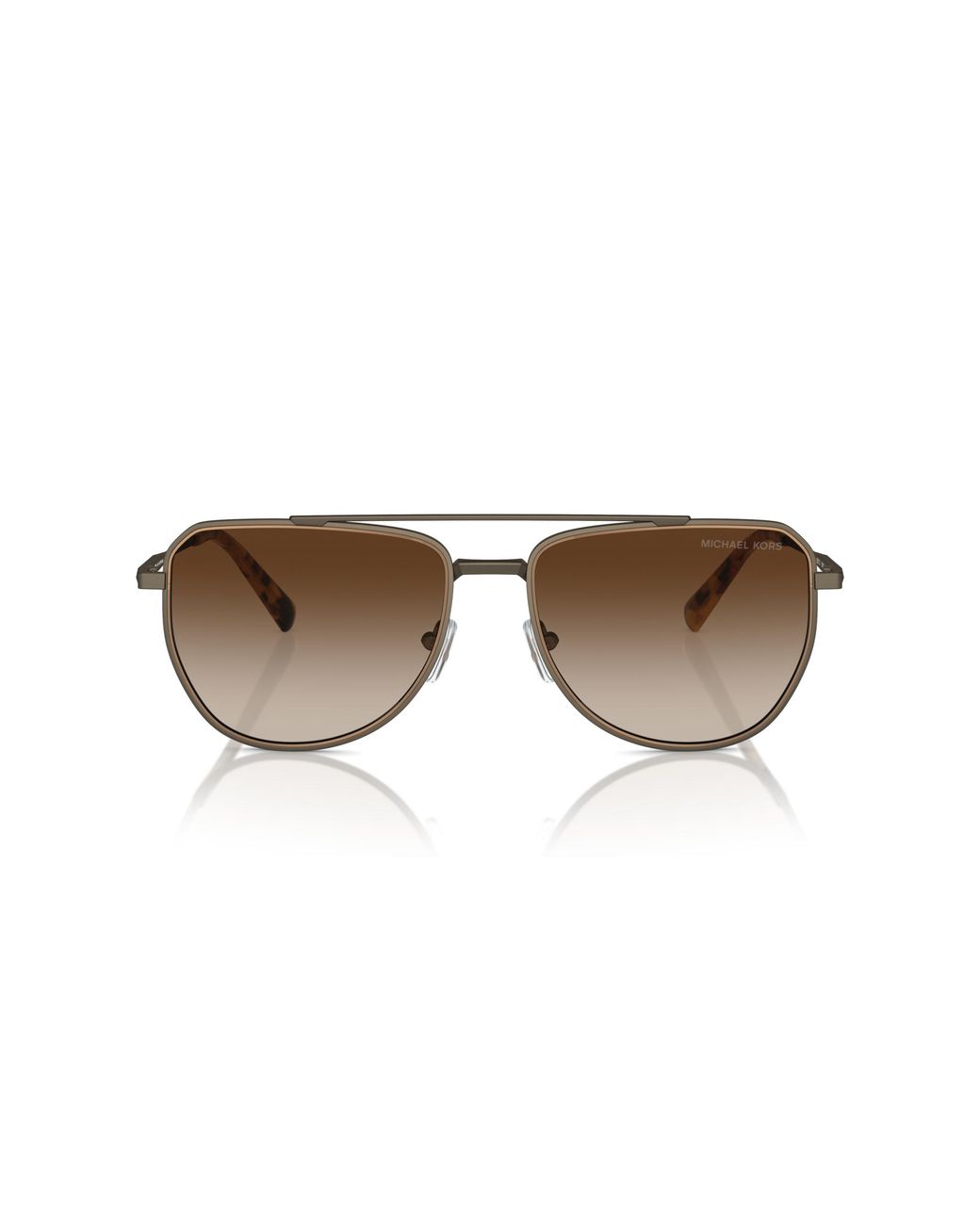 Michael Kors Black Mk1155 Whistler 100113 Sunglasses Metal Pilot Normal Shaded for men