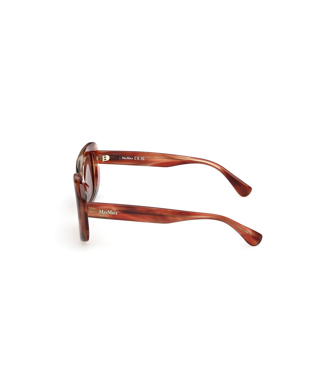 Max Mara Orange Mm0170 Elizabeth 1 68E Sunglasses Acetate Round Normal