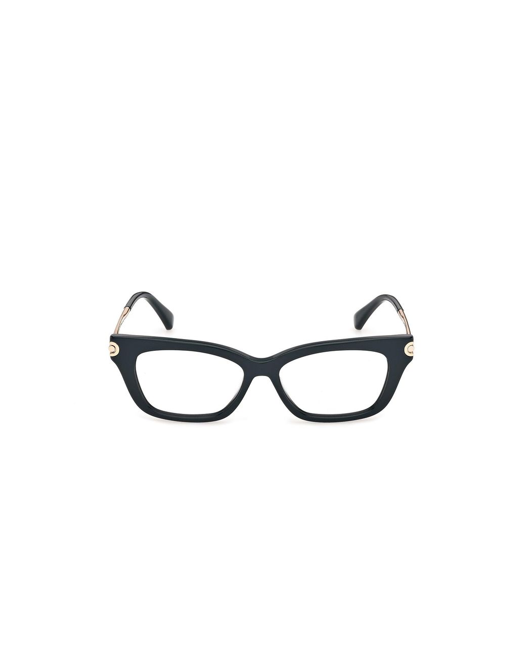 Max Mara Black Mm5253 96 Optical Frames Acetate Squared Normal