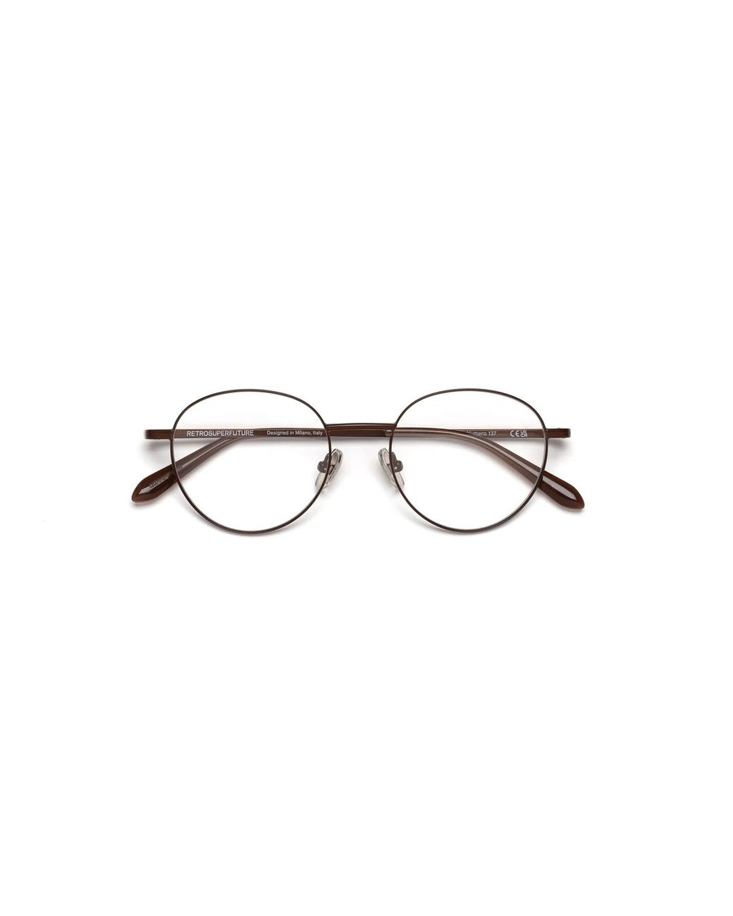Retrosuperfuture Black Qqh Numero 137 Dark Optical Frames Metal Round
