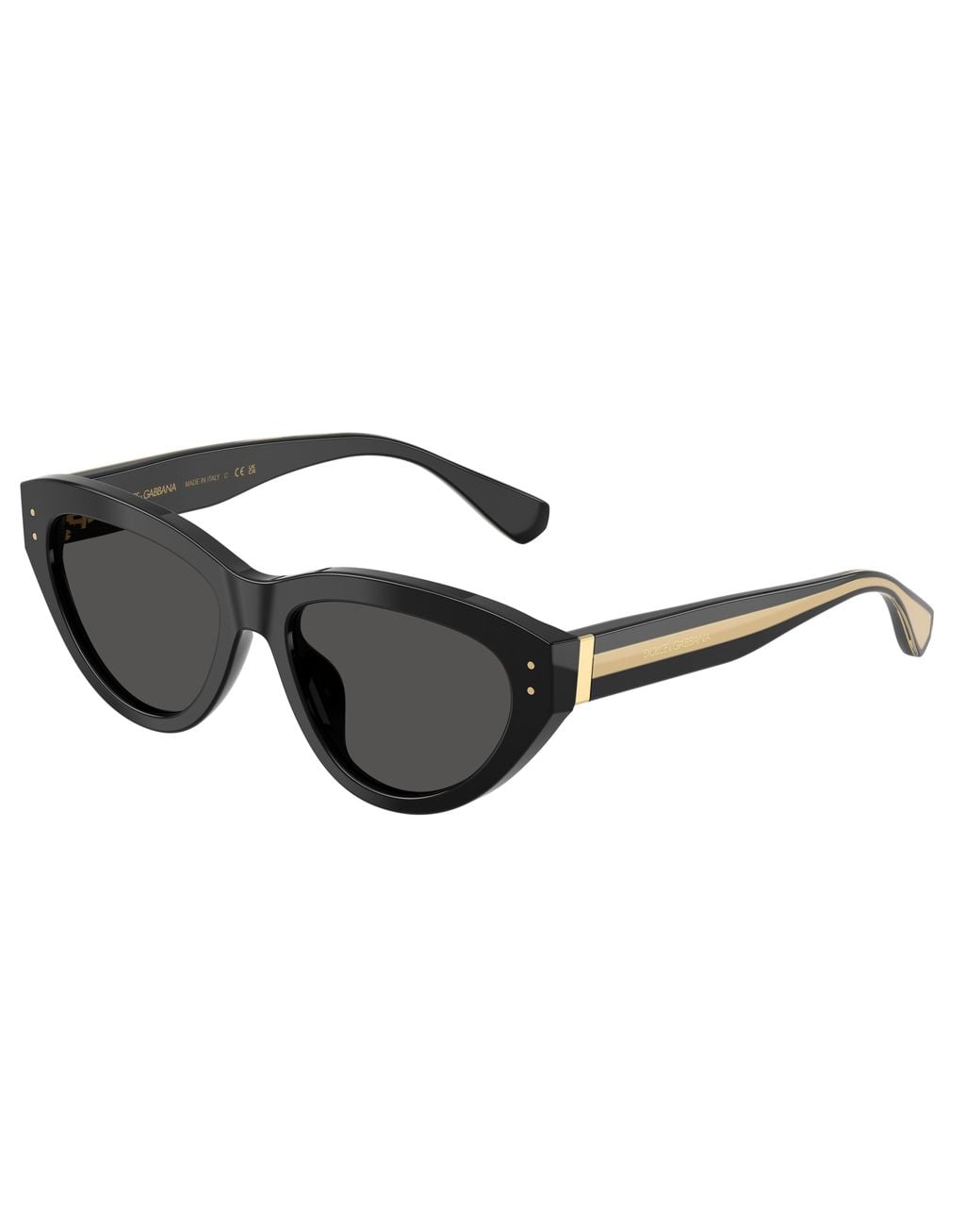 Dolce & Gabbana Black Dg4558 501/87 Sunglasses Acetate Butterfly Normal