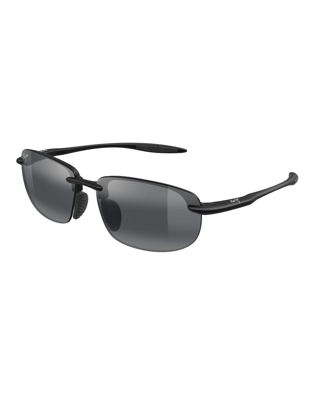 Maui Jim Black Mj0677Sa 001 Occhiali Da Sole Iniettato Grigio Squadrata