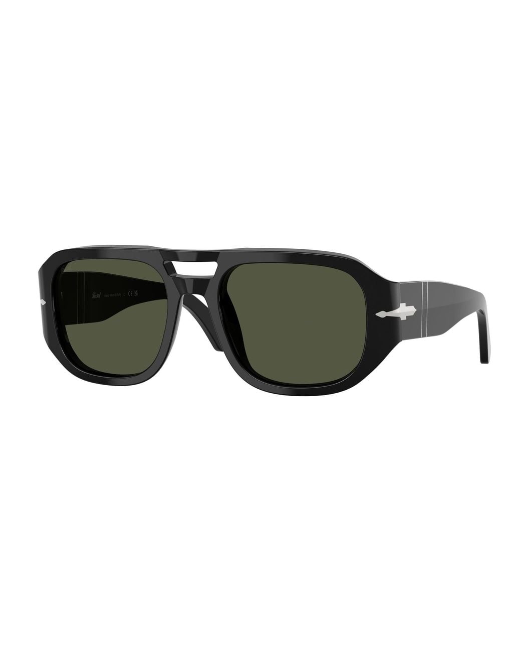 Persol Black Po3373S Vincent 95/31 Sunglasses Acetate Pilot Normal