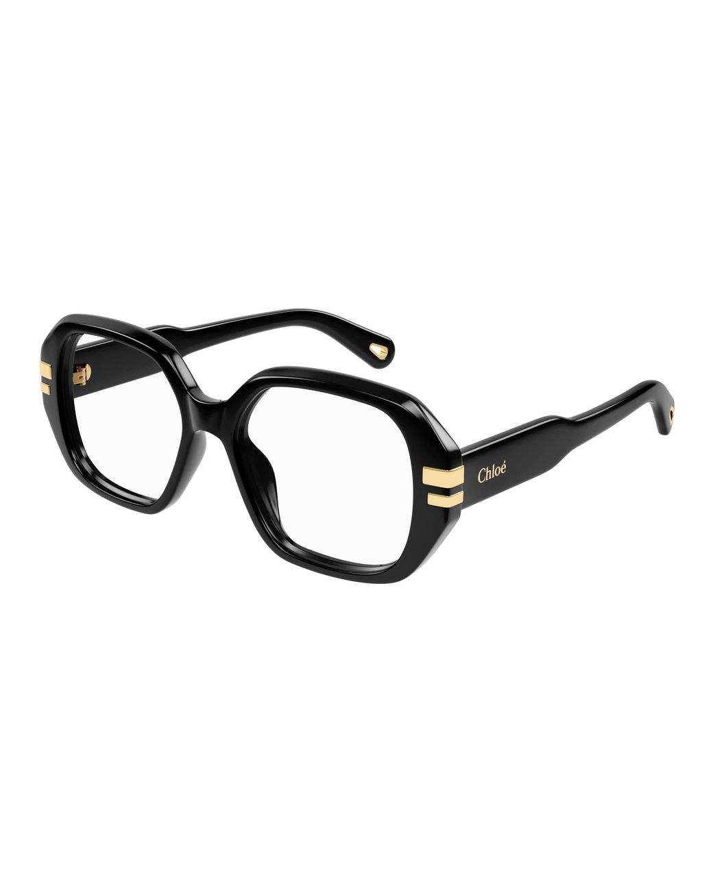 Chloé Black Ch0266O 001 Optical Frames Acetate Transparent Squared