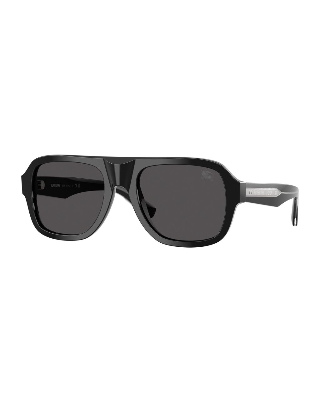 Burberry Black Be4478 420687 Sunglasses Acetate Pilot Normal for men