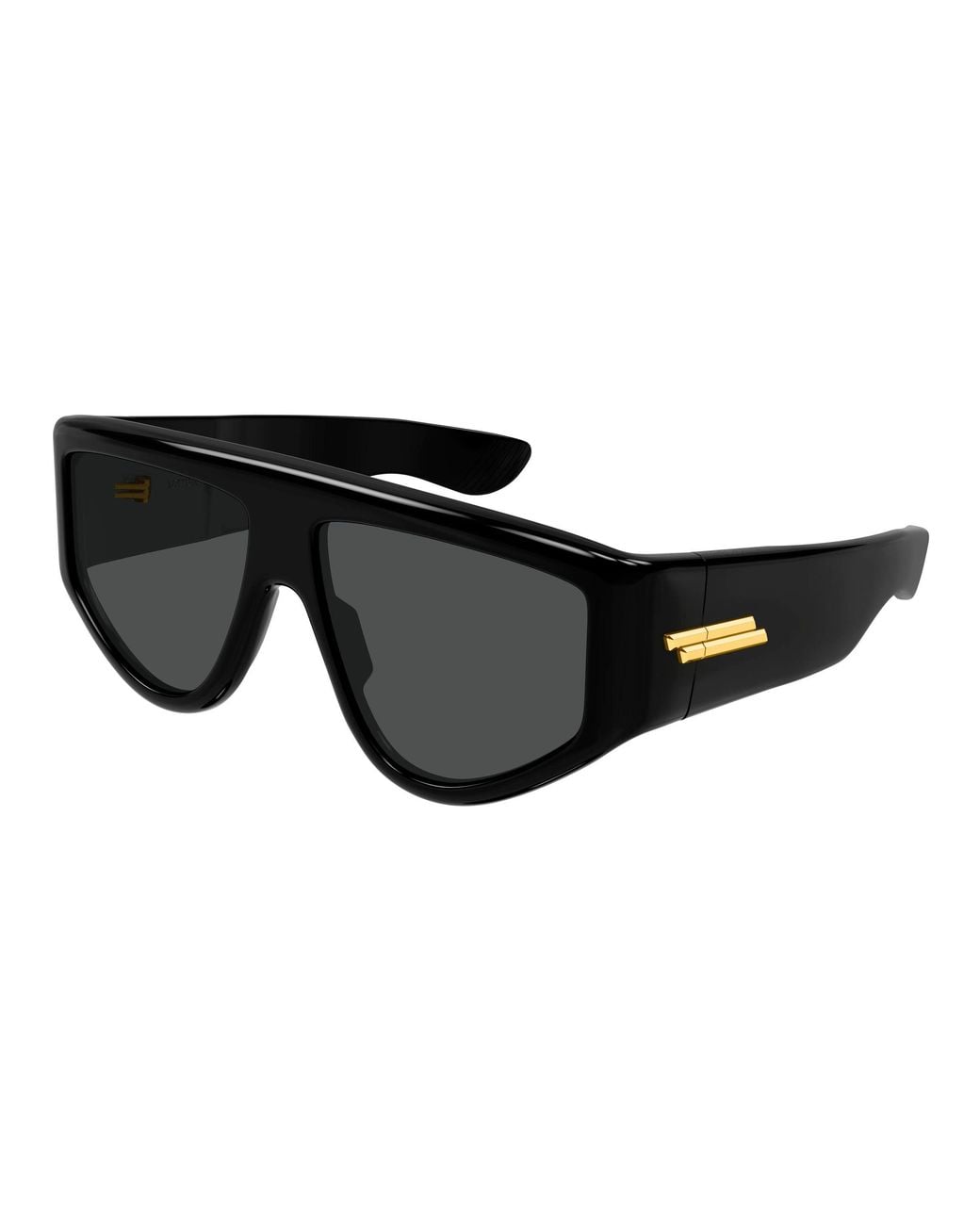 Bottega Veneta Black Bv1492S 001 Sunglasses Acetate Wraparound