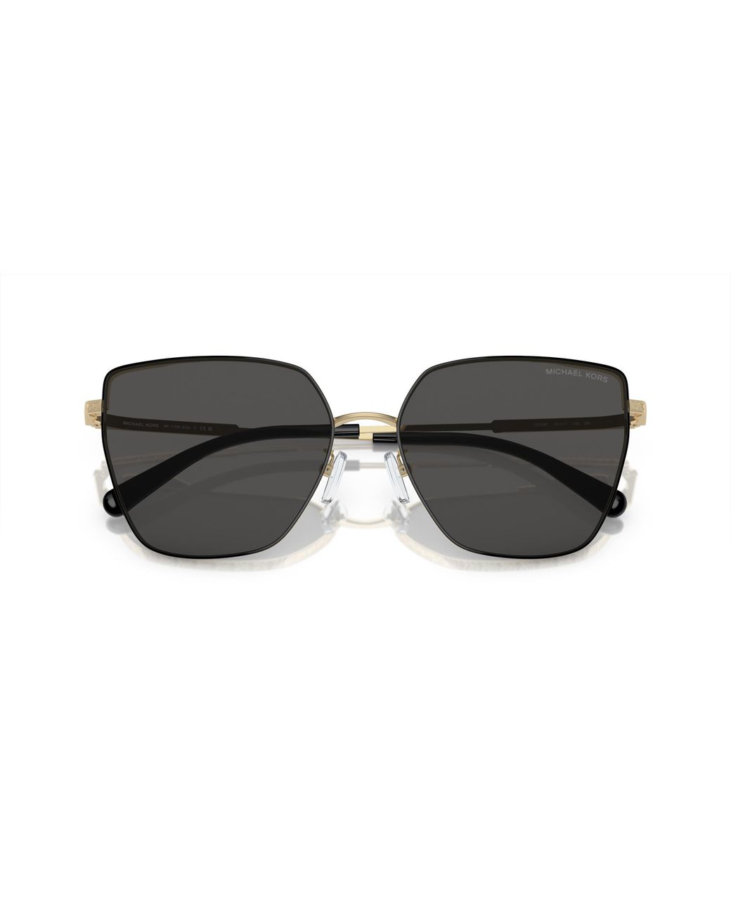 Michael Kors Black Mk1143D Fuji 101687 Sunglasses Metal Cat Eye Normal