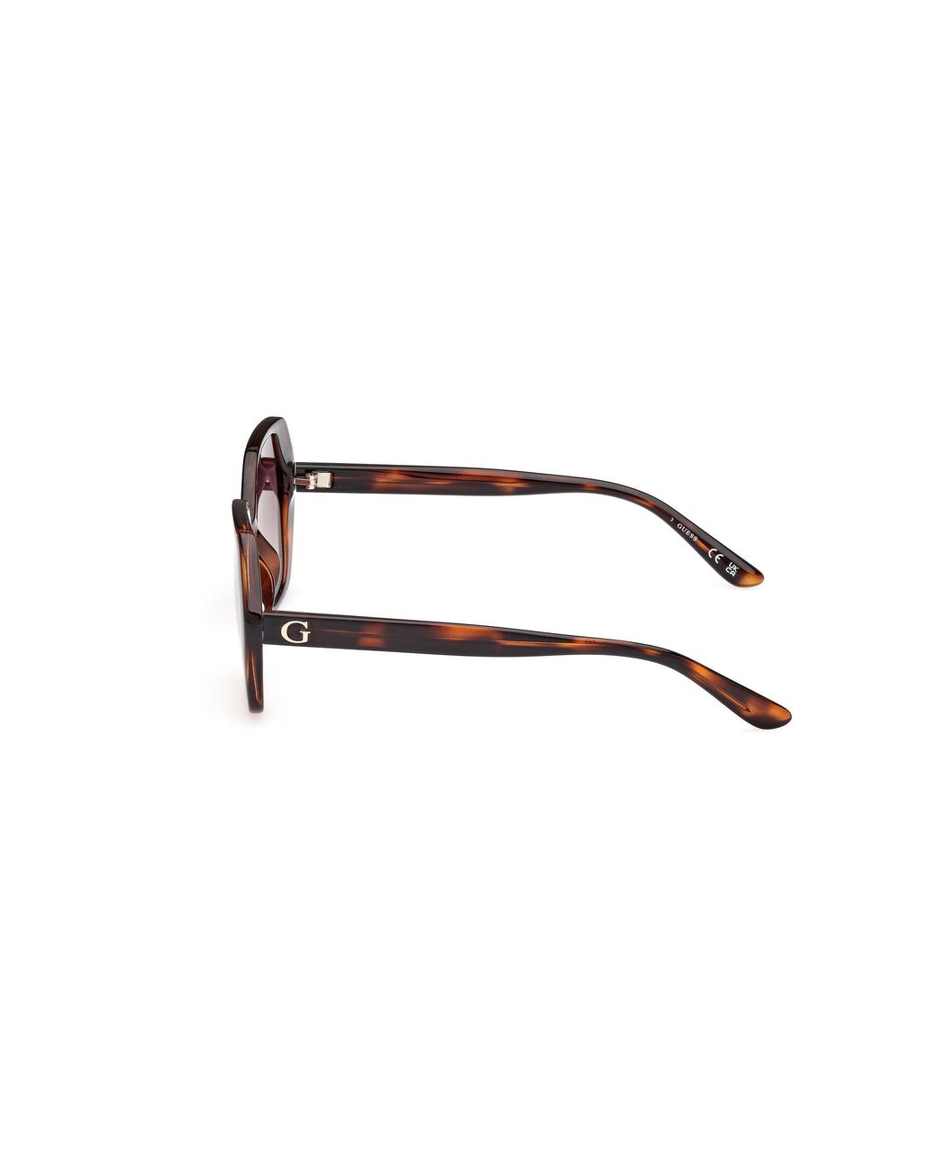 Guess Black Gu8292 52F Sunglasses Injected Geometric Normal Shaded