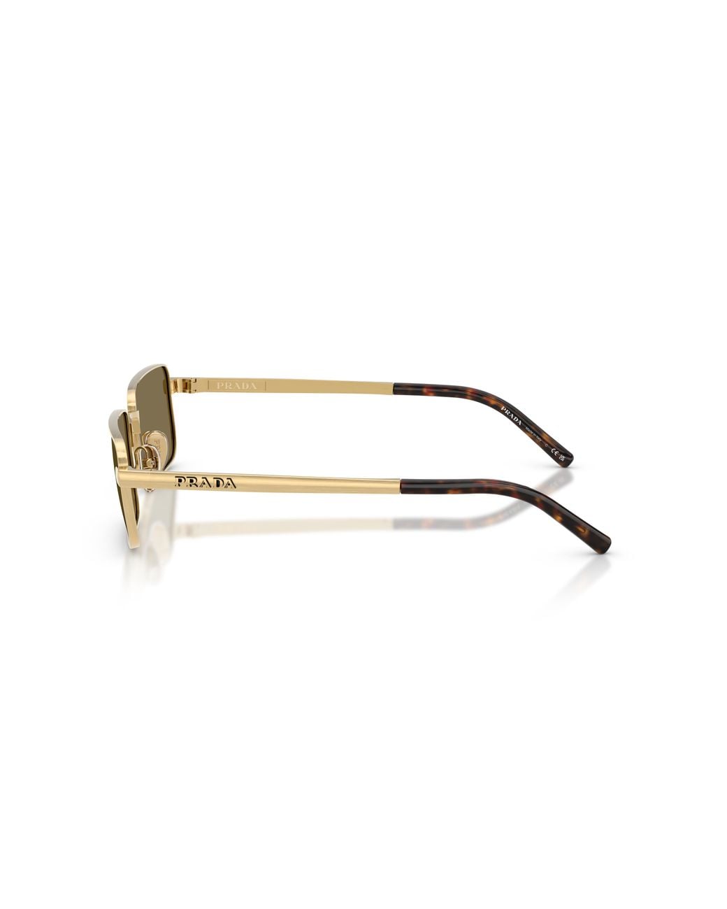 Prada Black Pr D54S 24J90F Sunglasses Metal Squared Normal for men