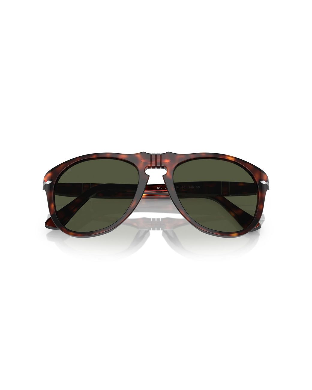 Persol Green Po0649 24/31 Sunglasses Acetate Pilot Normal for men