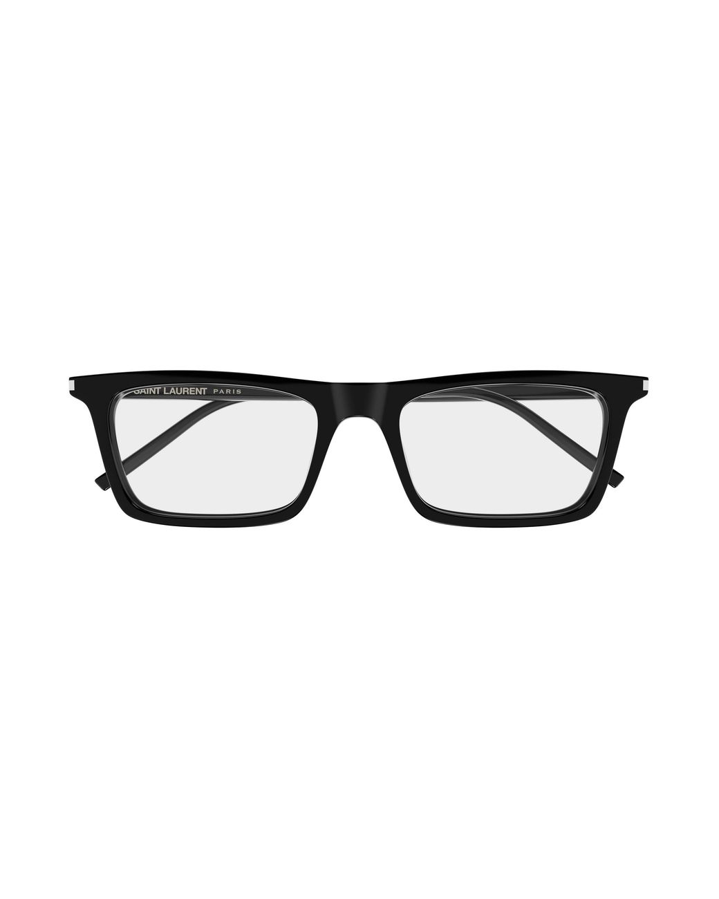 Saint Laurent Black Sl 890 Betty Thin Opt 001 Optical Frames Acetate Transparent Squared Antiriflesso