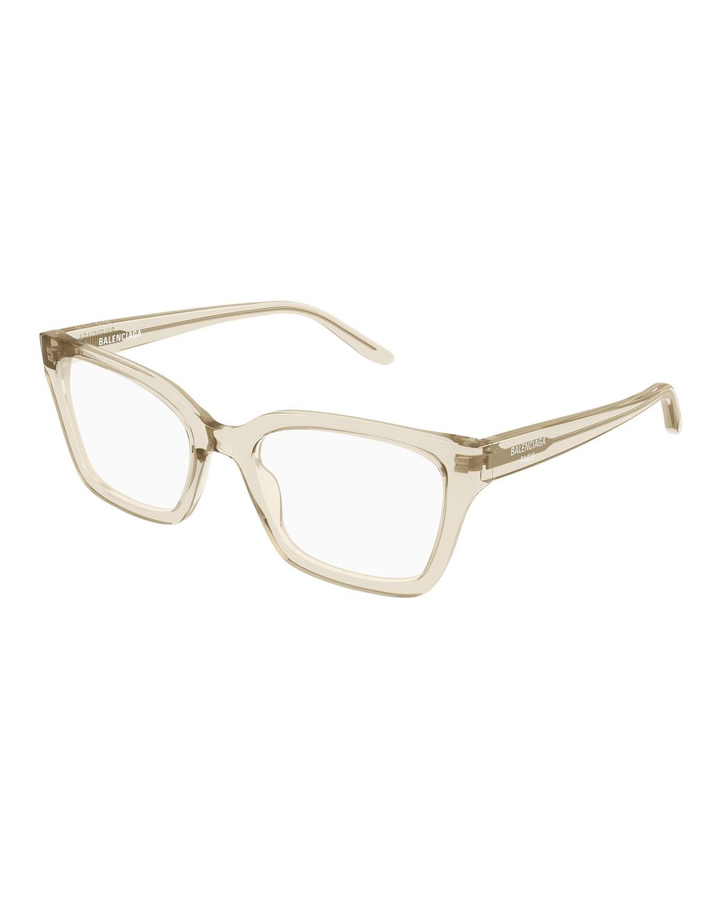 Balenciaga Black Bb0501O 005 Optical Frames Acetate Transparent Cat Eye