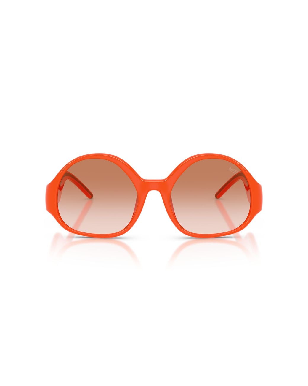 DIESEL Red Dl3022U 206213 Sunglasses Injected Round Normal Nuanced