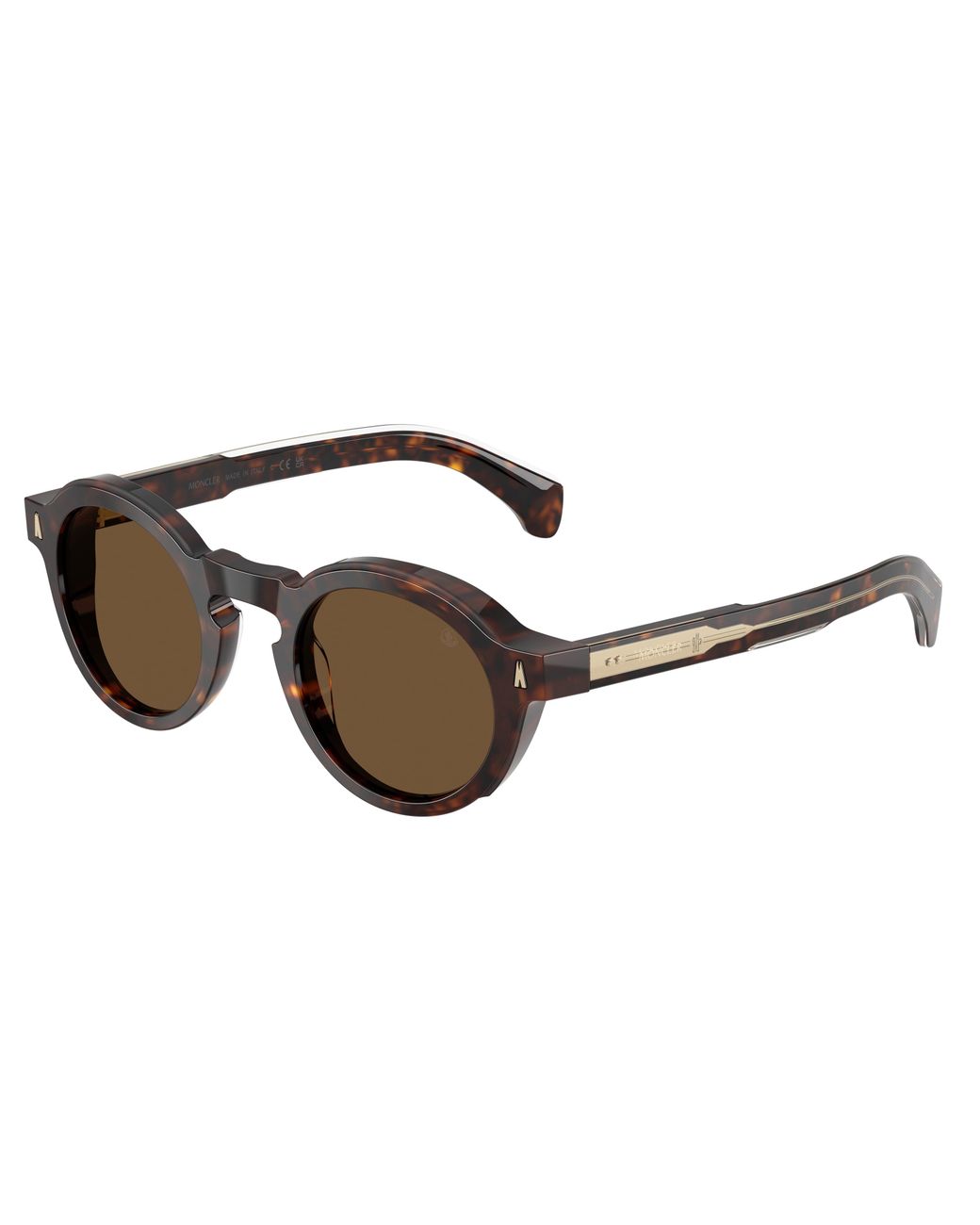 Moncler Black Me6012 Aurone 300273 Sunglasses Acetate Round Normal
