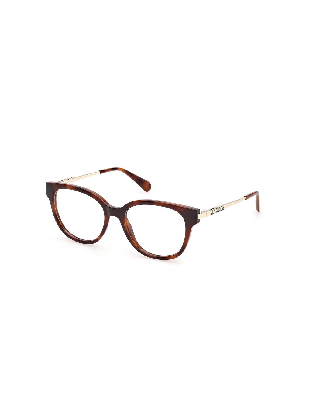 MAX&Co. Black Mo5235 52 Optical Frames Injected Round Normal