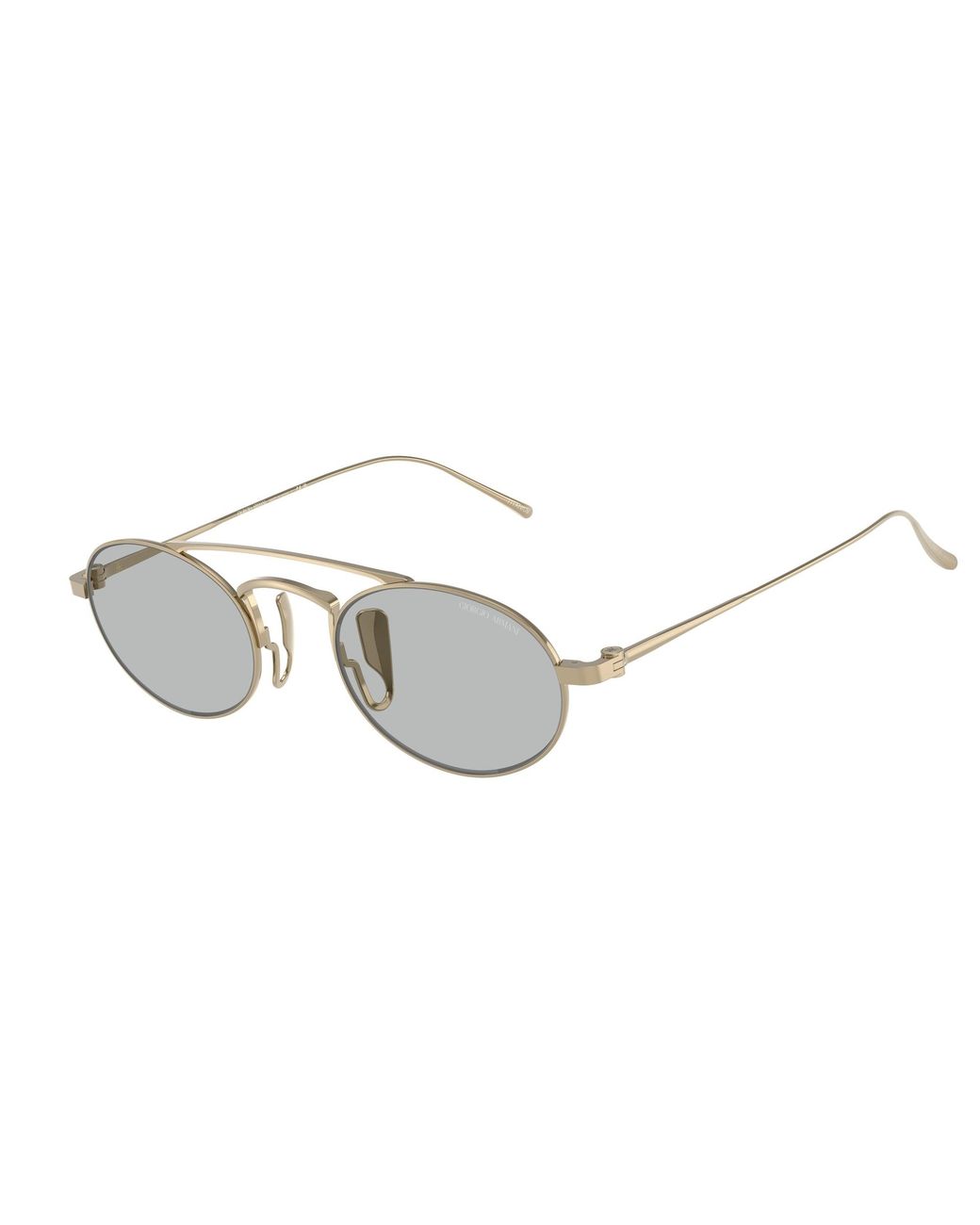 Giorgio Armani Black Ar6161T 338487 Sunglasses Titanium Round Normal for men