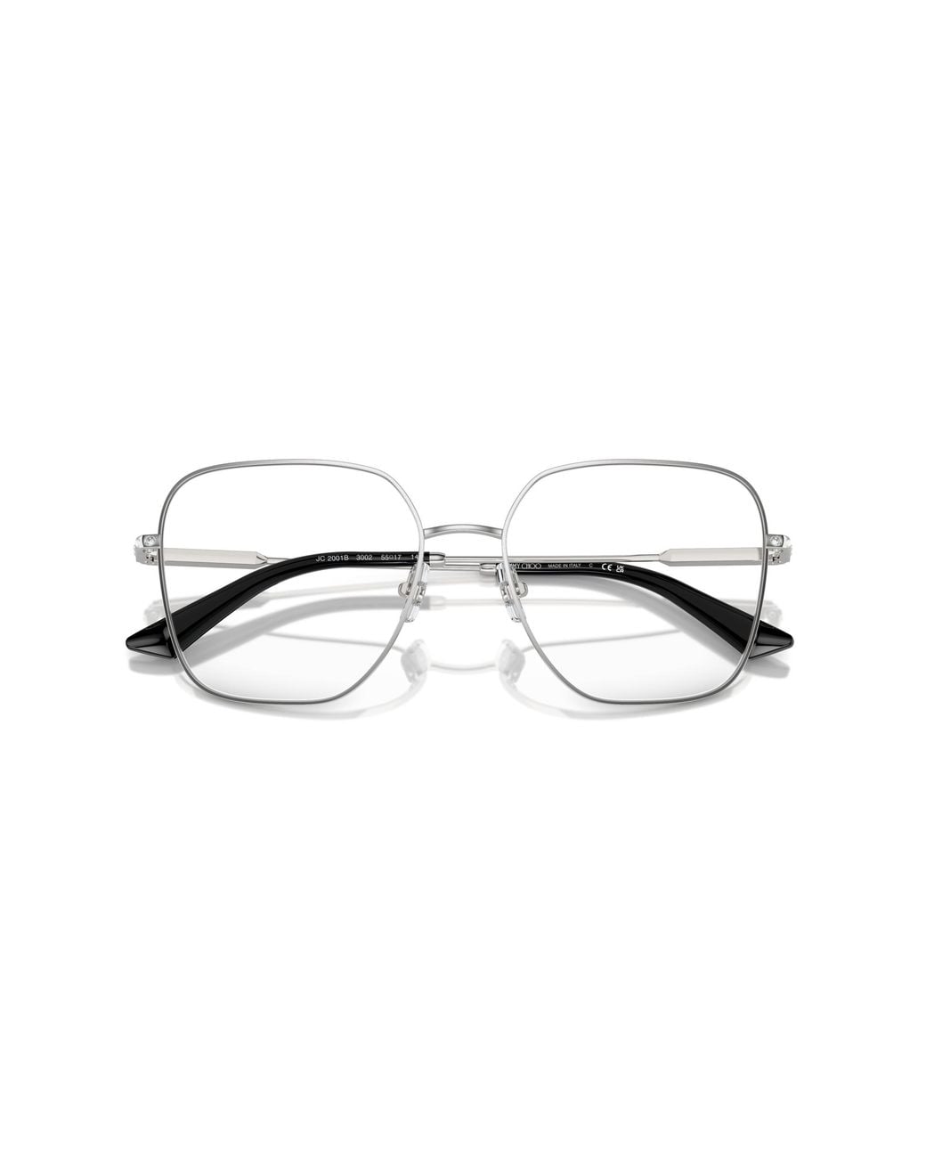 Jimmy Choo Black Jc2001B 3002 Optical Frames Metal Squared